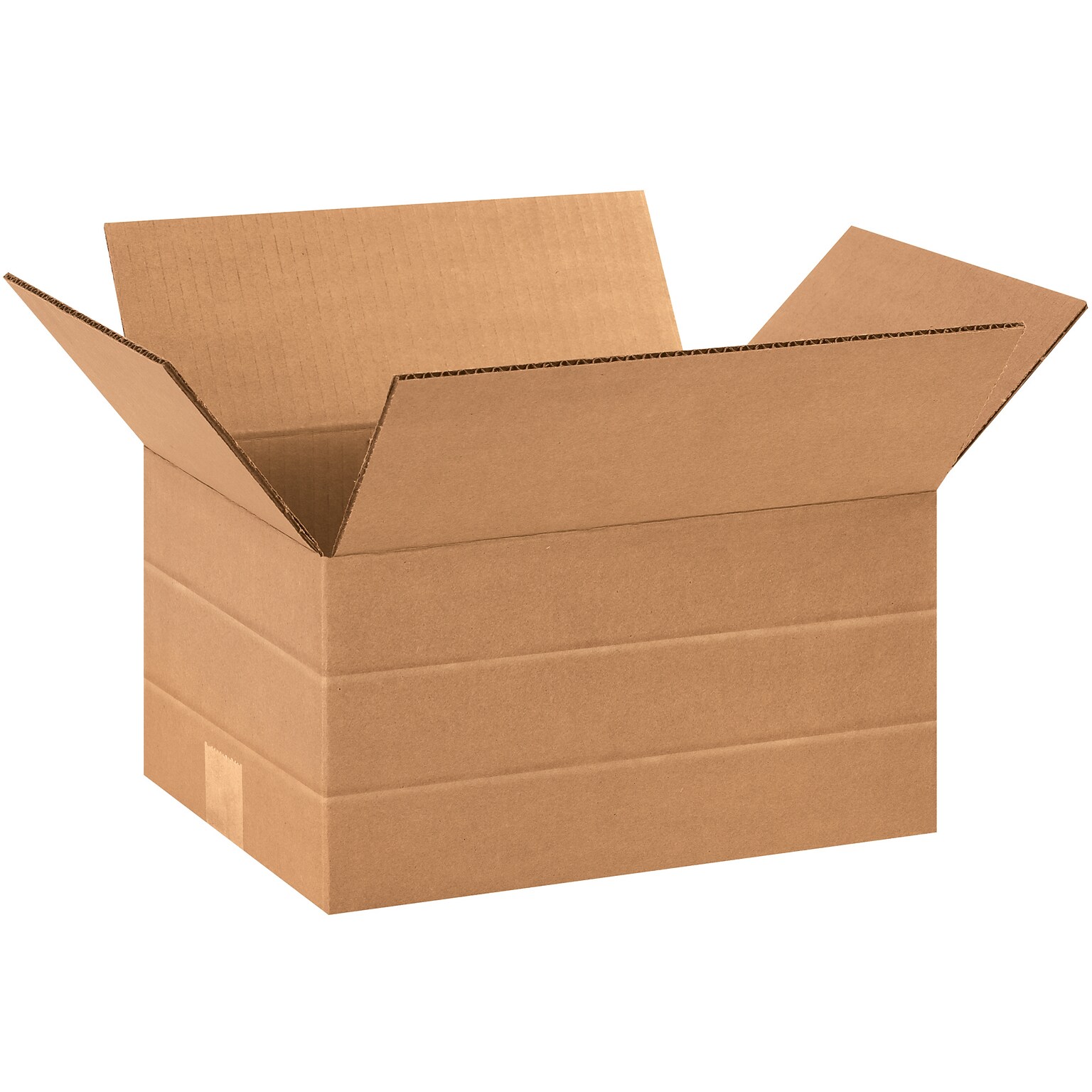 12 x 9 x 6 Multi-Depth Shipping Boxes, 32 ECT, 25/Pack (MD1296)