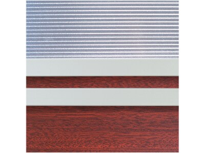 Regency Marque 142"W Curved Reception Desk Workstation, Mahogany (77314MH)