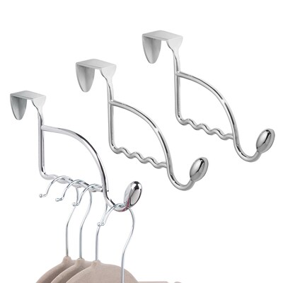 iDESIGN Over Door Hook, Chrome, Steel (27992M3)