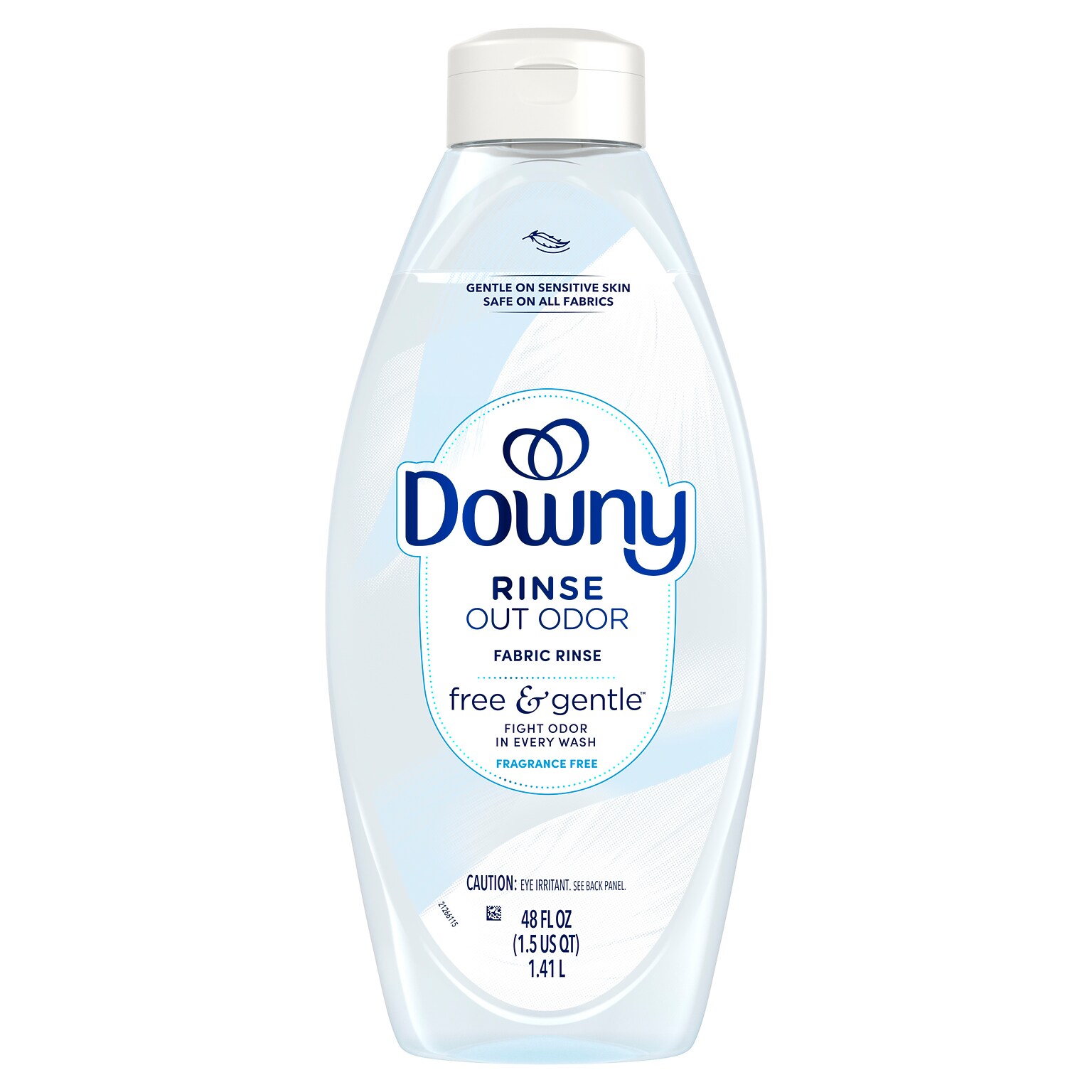 Downy Free & Gentle Rinse Laundry Odor Remover, Unscented, 48 oz. (10312)