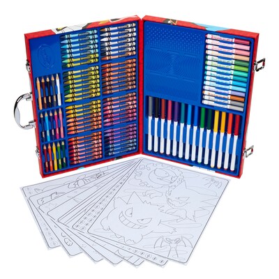 Crayola Imagination Art Set, Pokémon, 115 Pieces/Set (BIN042925)