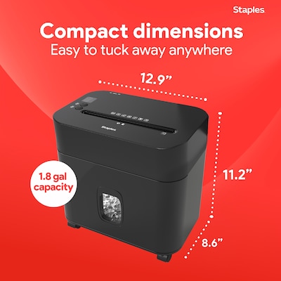 Staples 12-Sheet Micro-Cut Multi-Media Shredder (ST62152)