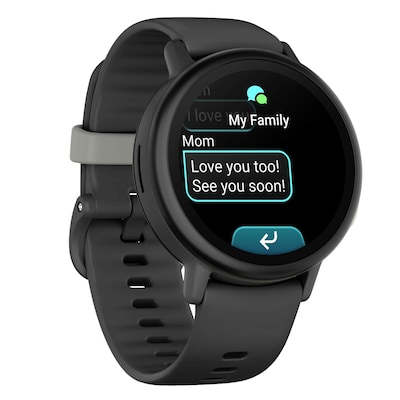 Garmin Bounce 2 Kids Smartwatch, GPS, 43mm, Slate Gray Silicone Band (010-03399-00)