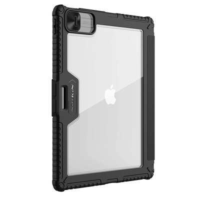 SaharaCase Heavy Duty Folio Case for 13" Apple iPad Air M2 (2024), Scorpion Black (TB00408)