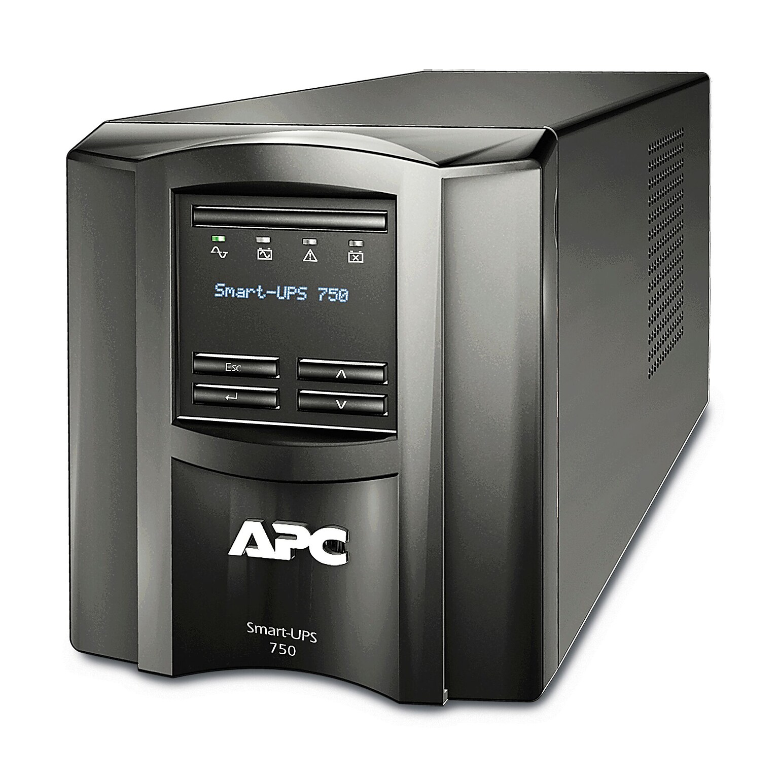 APC Series 750VA UPS with APC SmartConnect, 6-Outlets, Black (SMT750C)