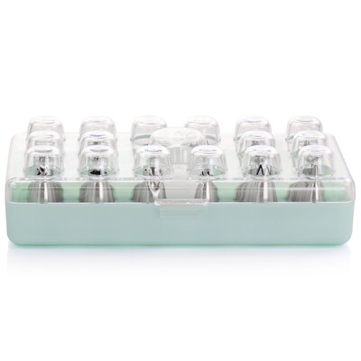 Martha Stewart Stainless Steel Assorted Cake Decorating Nozzles, 16 Piece (935117932M)