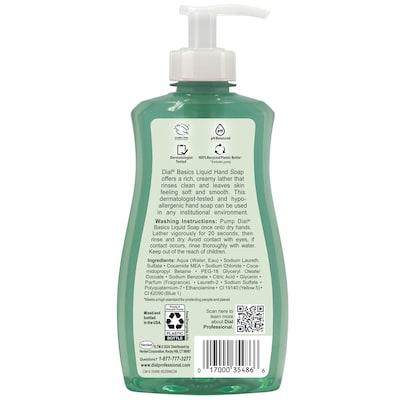 Dial Professional Basics Liquid Hand Soap with Aloe, Floral Scent, 11 oz. (1700035488)