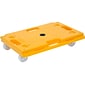 Mount-It! Small Platform Mover Dolly, 220 lb. Capacity, Yellow (MI-926)
