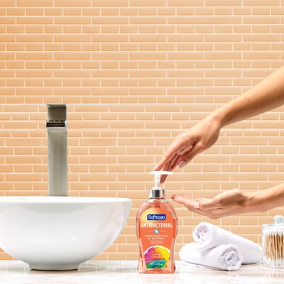 Softsoap Antibacterial Liquid Hand Soap, Crisp Clean Scent, 6/Carton (US03562)