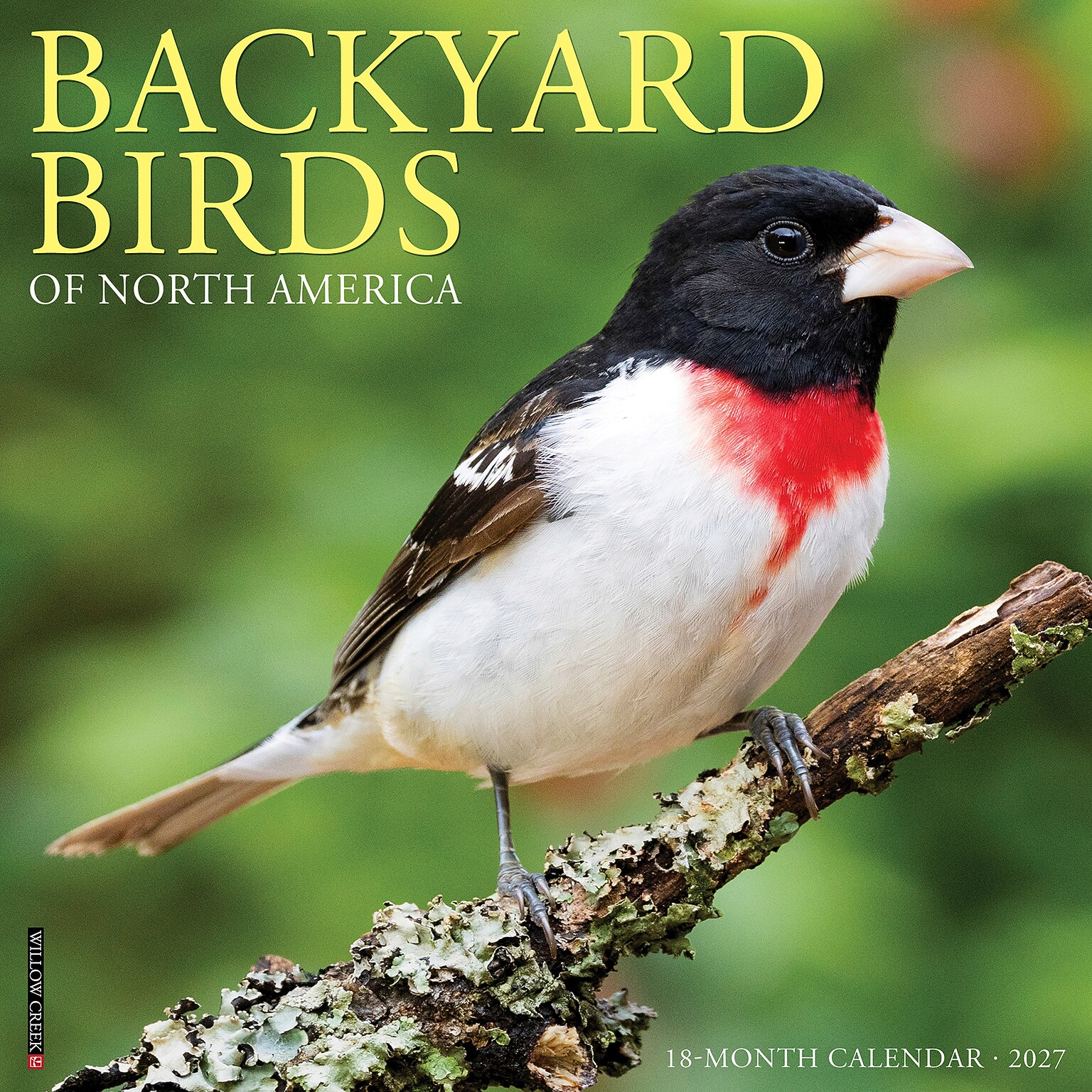 2027 Willow Creek Backyard Birds 12 x 12 Monthly Wall Calendar, Assorted Colors (58978)