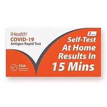 iHealth COVID-19 At-Home Antigen Self Test Kit, 20 Tests (TBN203247)