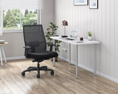 HON Ignition 2.0 Fabric Computer & Desk Big & Tall Chair, 450 lb. Capacity, Black (HONI2BTVMC10BTN)