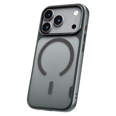 TUFF8 GlideGuard MagSafe Phone Case for iPhone 18 Pro, Shock Absorbing, Smoke Black (T8GG-IP1803BK)