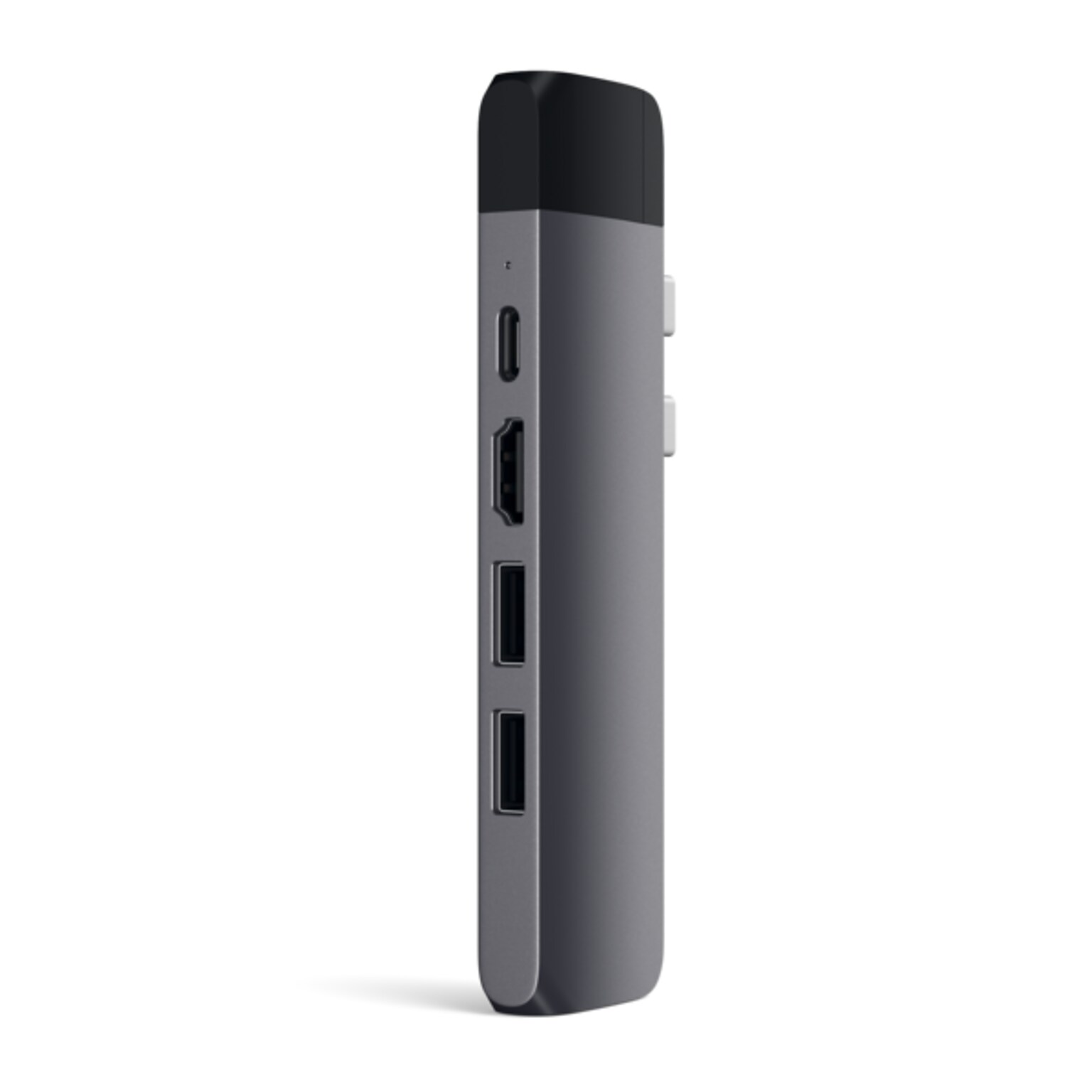 Satechi Aluminum Type-C Pro Hub Adapter with Ethernet, Space Gray (ST-TCPHEM)