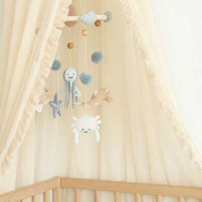 Crane Baby Kendi Macrame Canopy (BC-120CAN)