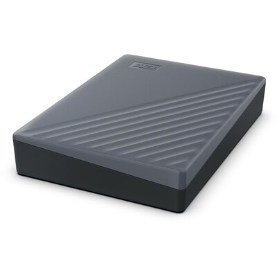 Western Digital My Passport 6TB External USB 3.2 Portable Hard Drive, Silicon Grey (WDBY3J0060BGY-WESN)