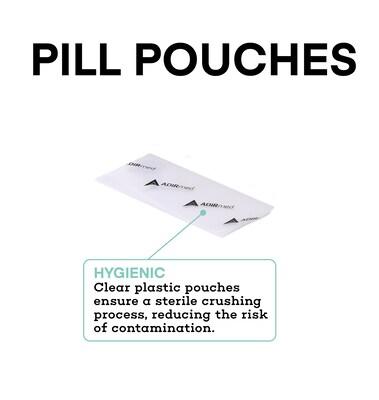 Viva Comfort ME950-01 Pill Pouch, Clear, 1000/Pack (ADIME950-02-MK)