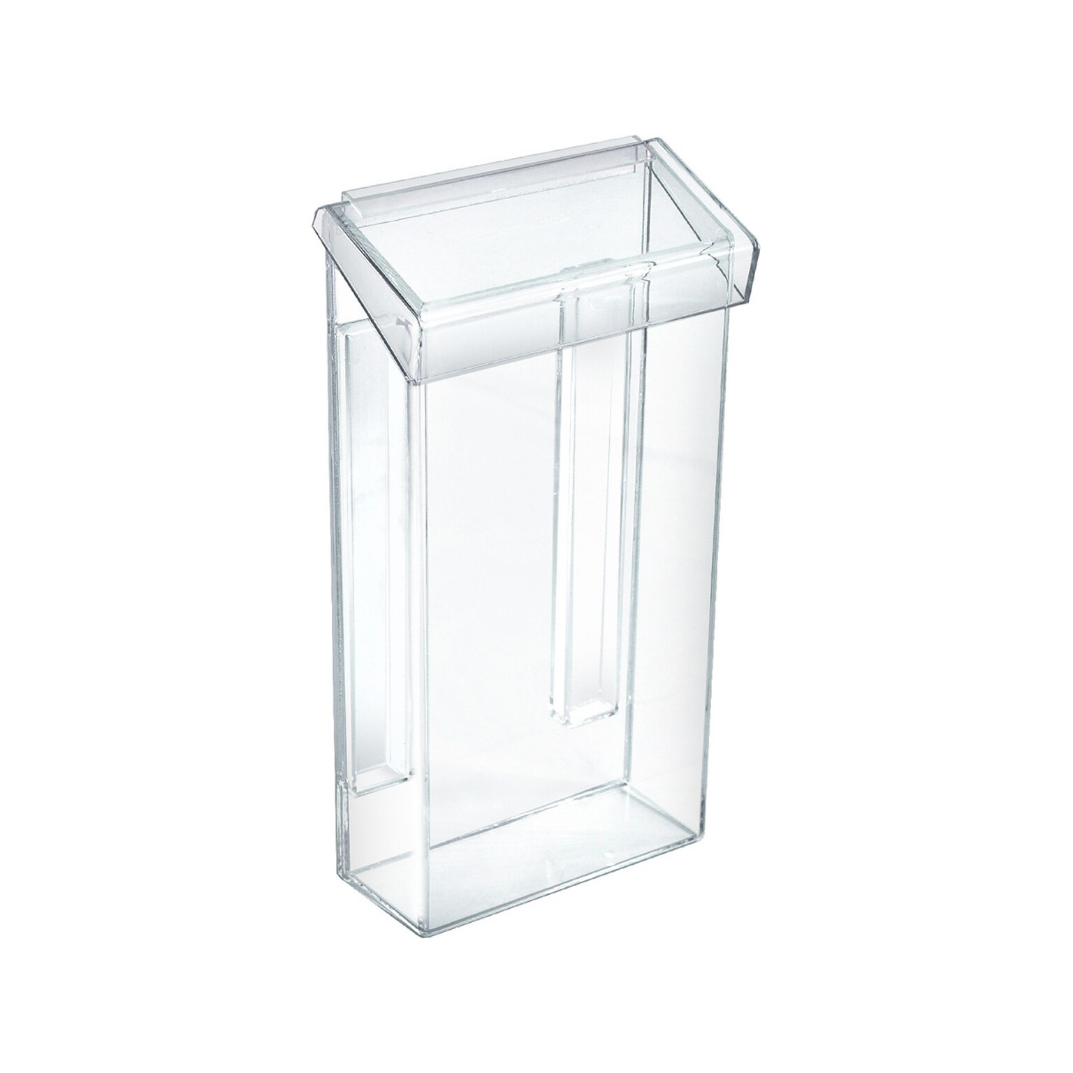 Azar Brochure Holder, 5.25 x 10, Vertical, Desktop/Wall, Clear, Acrylic, 2/Pack (252962)