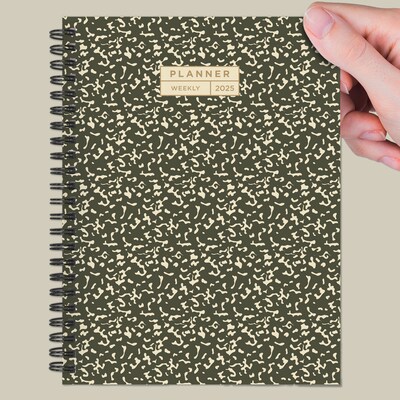 2025 TF Publishing 6.5" x 8"  Classic Composition Medium Weekly Monthly Planner (25-9202)