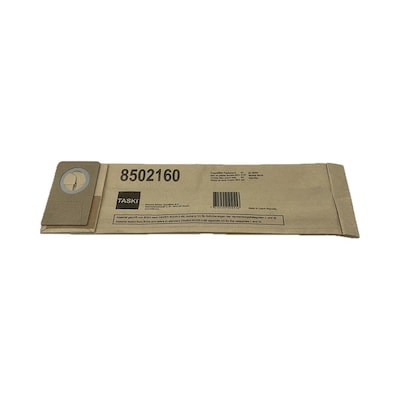 TASKI Double Filtered Vacuum Bags, Natural Brown, 10/Pack (D8502160)