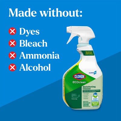 CloroxPro Clorox EcoClean Disinfecting Cleaner Spray Bottle, 32 fl. oz. (60213)