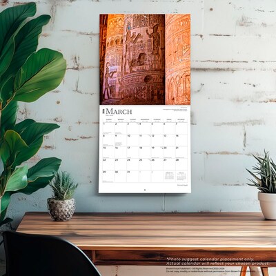 2026 BrownTrout Ancient Egypt 12" x 12" Monthly Wall Calendar (9798330702107)
