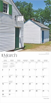 2025 BrownTrout Hoosier State Indiana Places 12" x 12" Monthly Wall Calendar (9781975476410)