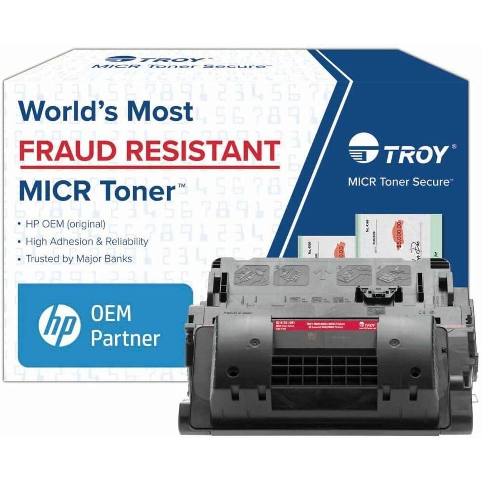 TROY Secure Black MICR Cartridge, High Yield (02-81351-001)