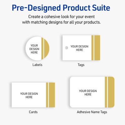 Avery Laser/Inkjet Rectangle Multipurpose Labels, 4" x 3-1/3", White, 40/Pack (S00DKA)