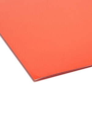 Smead Organized Up Heavyweight Dual Tab Vertical Colored File Folders, Letter Size, Bright Tones, 6/Pack (75406)