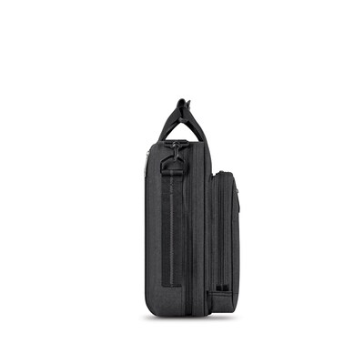 Solo New York Duane Hybrid Polyester Briefcase, Laptop Compatible, Grey (UBN31010)