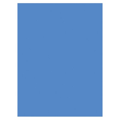Prang 9" x 12" Construction Paper, Bright Blue, 50 Sheets/Pack, 10 Packs/Bundle (PAC7503-10)