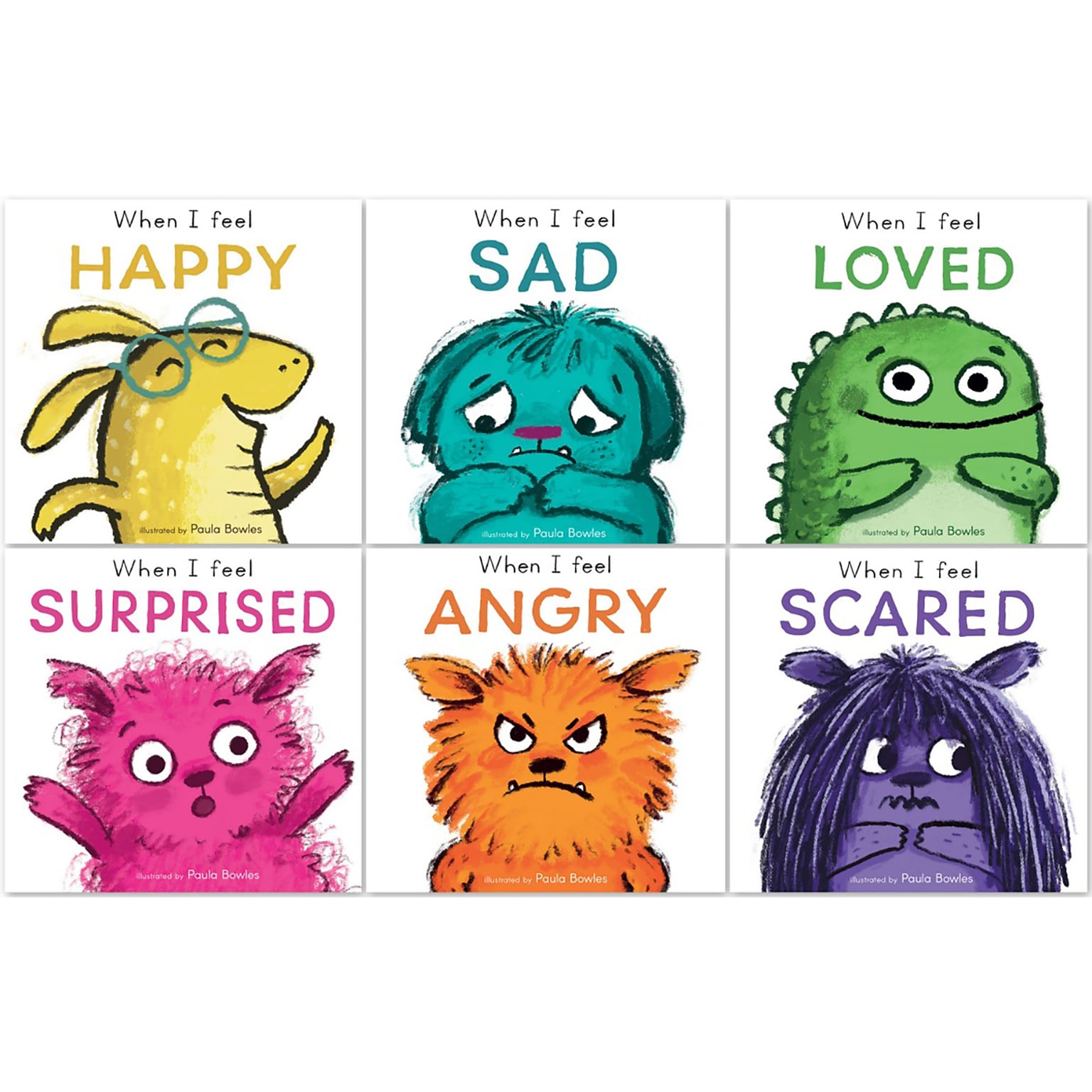 Childs Play Books First Feelings Board Book Set, 6/Set (CPY9781786289865)