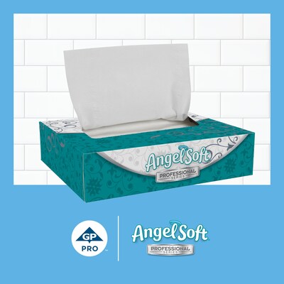 Angel Soft Professional Series Facial Tissue, 2-Ply, 50 Sheets/Box, 60/Carton (48550)