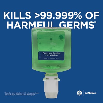 enmotion Gen2 Foaming Hand Sanitizer Refill for enMotion, 1000 mL., 2/Carton (42334)