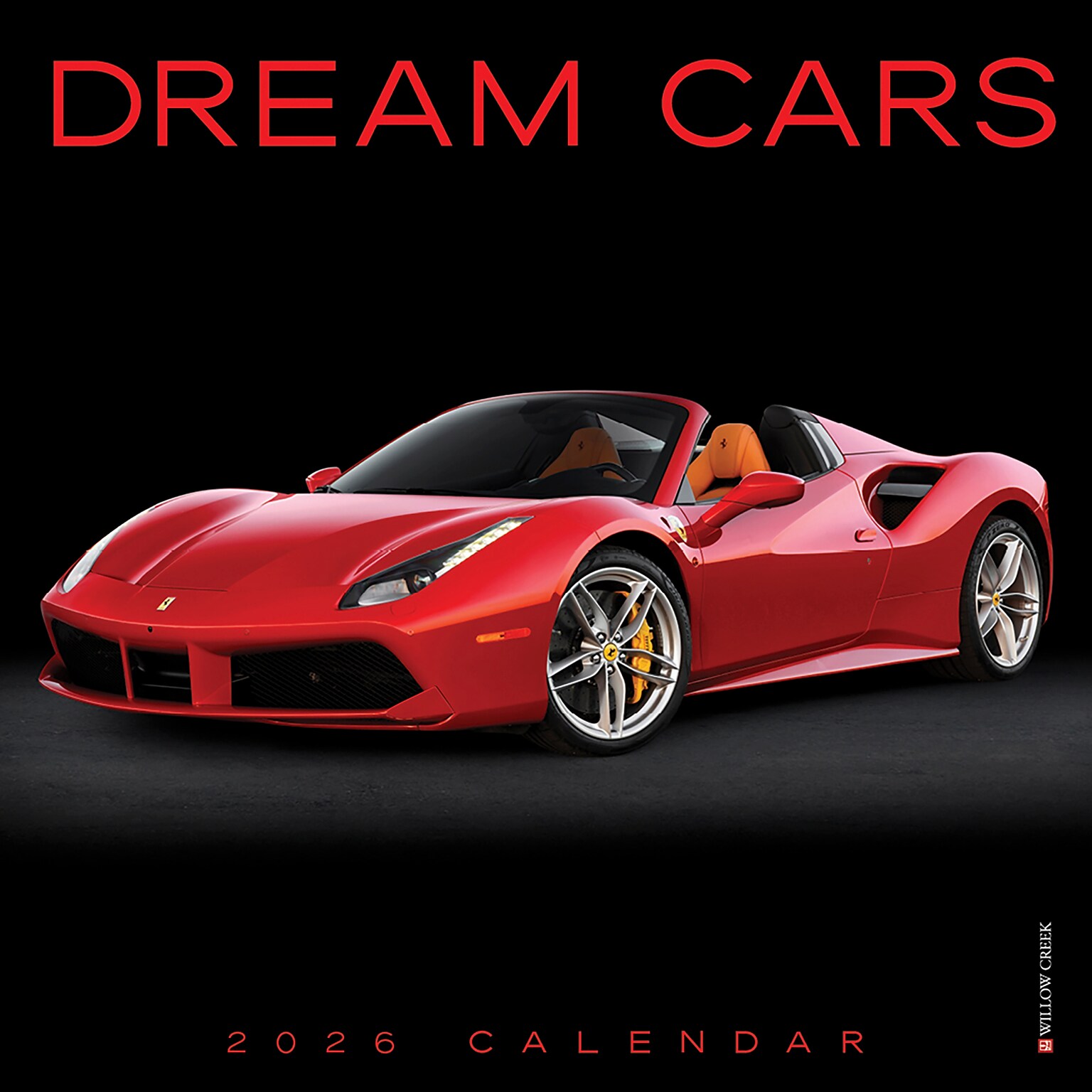 2026 Willow Creek Dream Cars 7 x 7 Monthly Wall Calendar (53577)