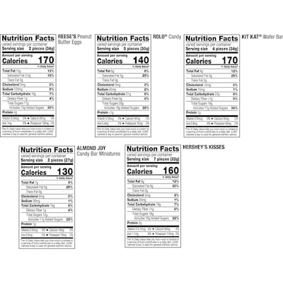 Hershey's Easter Assorted Chocolate Variety Bag, 18.72 oz., 65/Pieces (34000-36432)