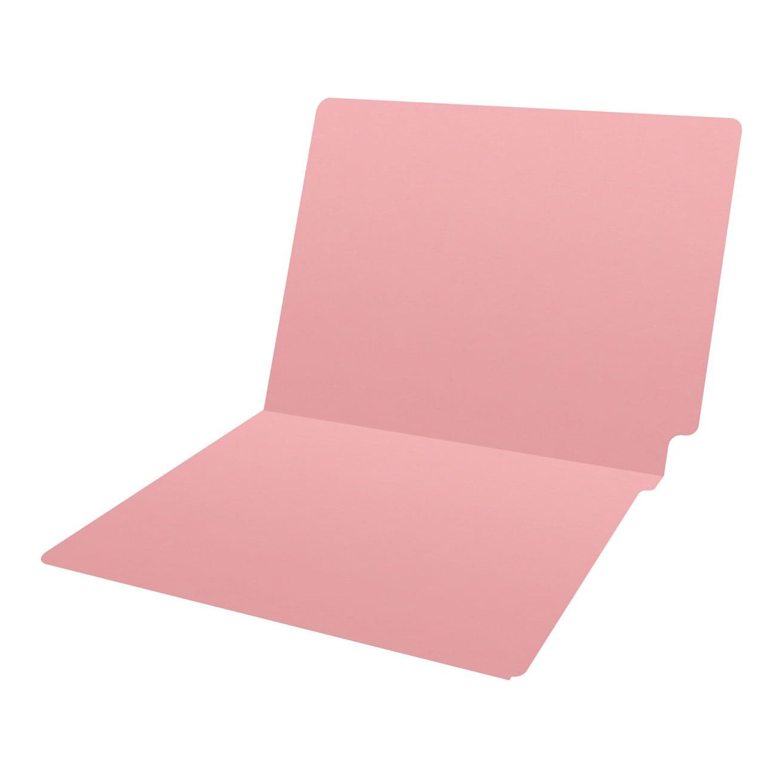 Medical Arts Press Heavy-Duty End Tab File Folder, Straight Cut, Letter-Size, Pink, 40/Box (S-09458-PNK)