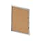 Azar Cork Enclosed Bulletin Board, Aluminum Frame, 42.32 x 32.09 (300231)
