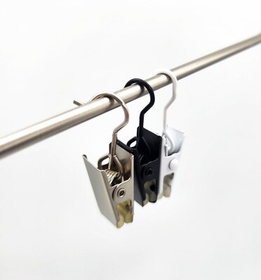 Nahanco Accessory 1.25" Peg Hook, Black, 20/Carton (PHCBLK20)