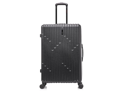 InUSA Drip 32.31 Hardside Suitcase, 4-Wheeled Spinner, Black (IUDRI00L-BLK)