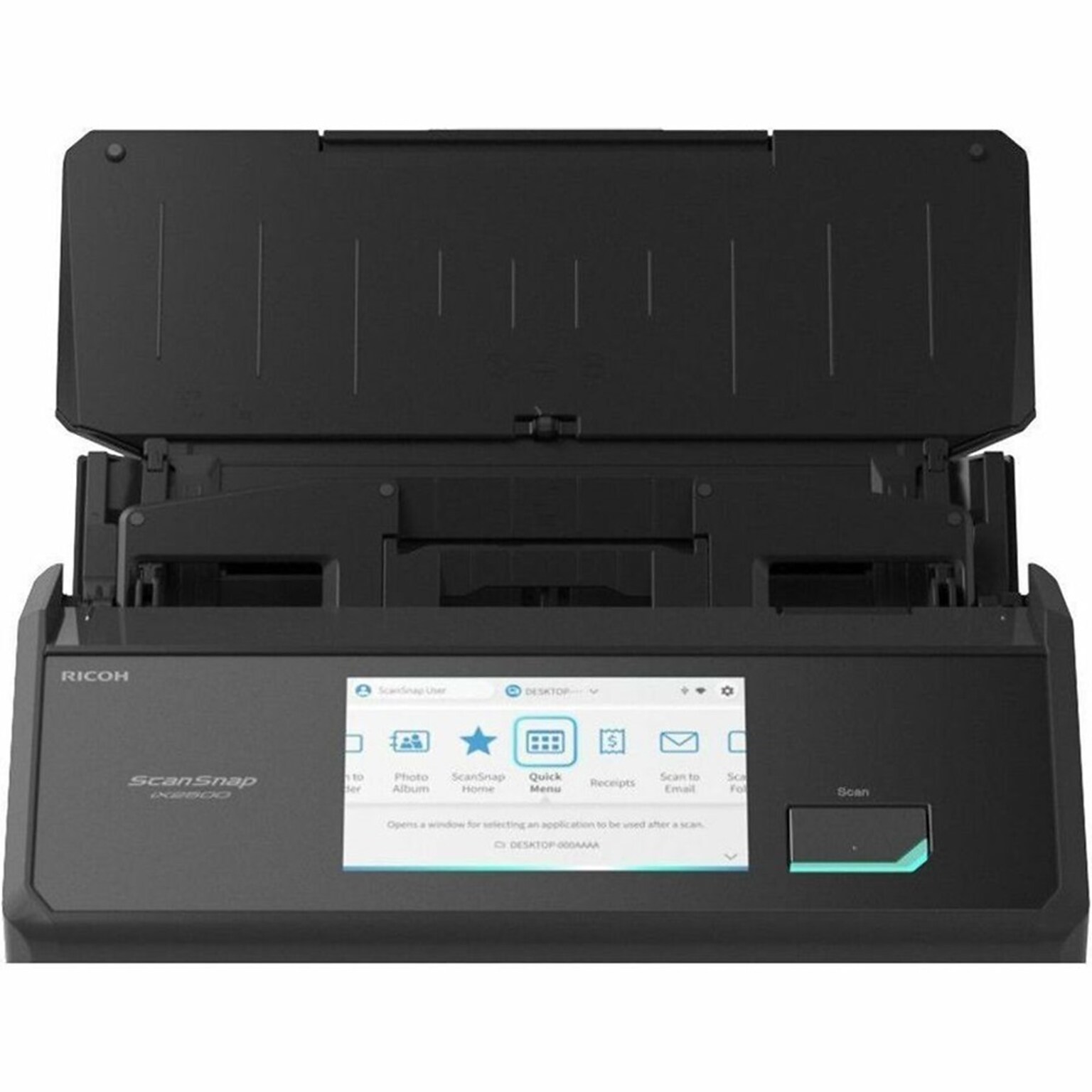 Ricoh ScanSnap iX2500 Wireless Duplex Document Scanner, Black (PA03860-B005)