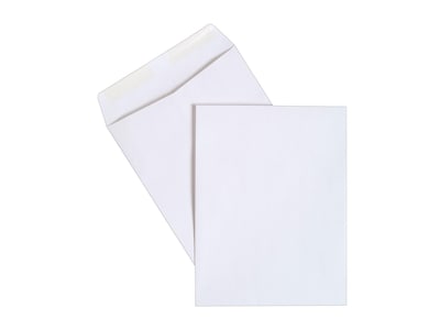 Staples 10 x 13 Gummed Catalog Envelopes, White Wove, Strong Adhesive Flap, Heavy-Duty Document Mailers, 250/Box