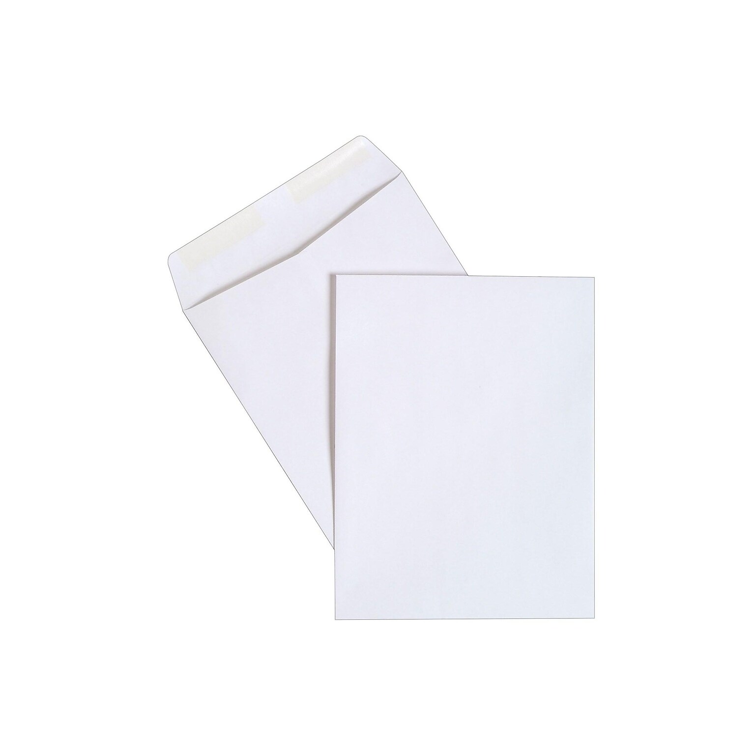 Staples 10 x 13 Gummed Catalog Envelopes, White Wove, Strong Adhesive Flap, Heavy-Duty Document Mailers, 250/Box