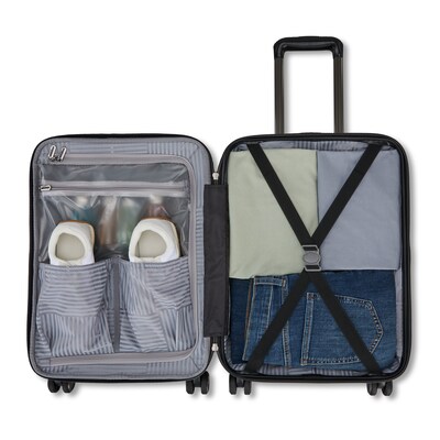 American Tourister 18.9" Hardside Carry-On Suitcase Spinner, Black (152600-1041)