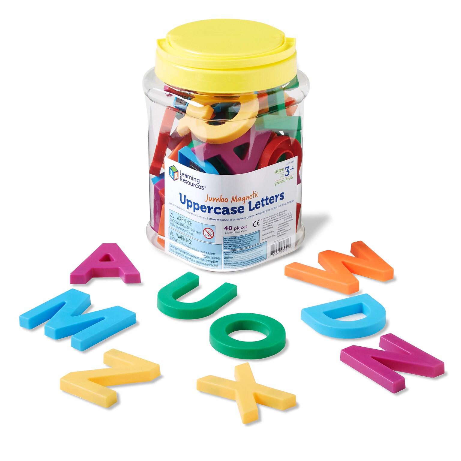 Learning Resources Jumbo Magnetic Letters and Numbers, Uppercase Letters