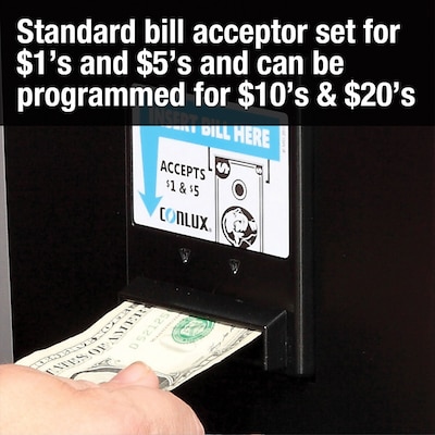 Selectivend 40-Selection Snack Vending Machine with Card Reader, Black (14117)