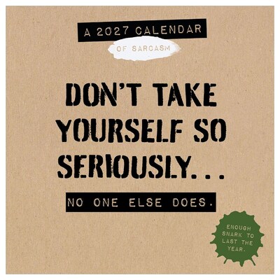 2027 TF Publishing Anti Affirmations 4.25" x 5.25" Daily Day-to-Day Calendar, Multicolored (27-3000)
