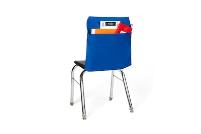 Seat Sack Seat Storage, 17" x 9" x 2.5", Blue, 10/Pack (00115BUNDLE)