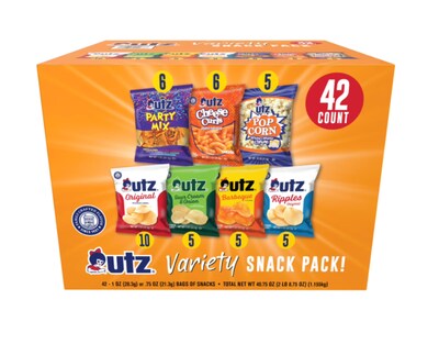 UTZ Variety Snack Pack, 42 Bags/Box (UQF02178)